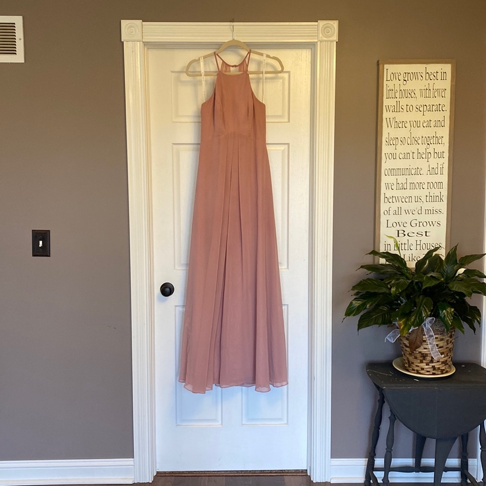 Beautiful Dusty Rose Bridesmaid dress